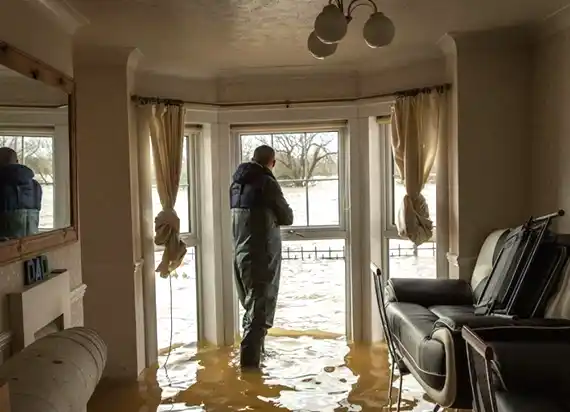water damage restoration service Markleville